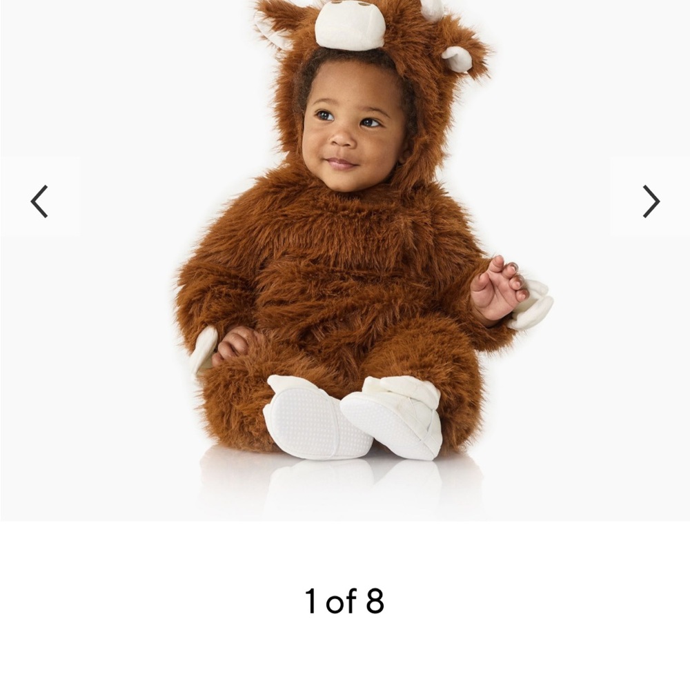 Pottery Barn Kids highland cow Costume